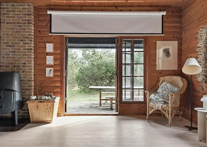 Ferienhaus Marvelous Log House By Anholt's Desert