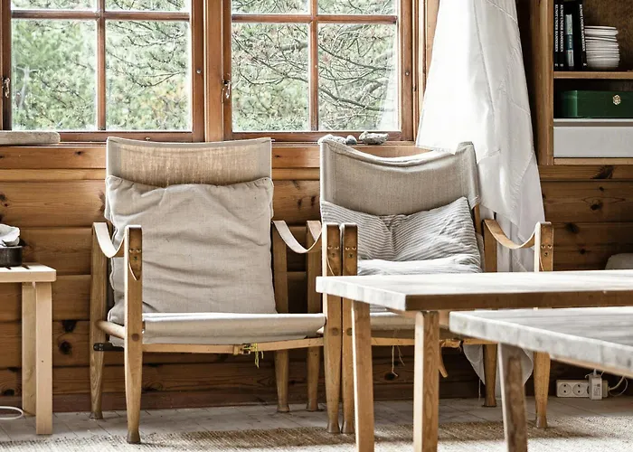 Marvelous Log House By Anholt's Desert *